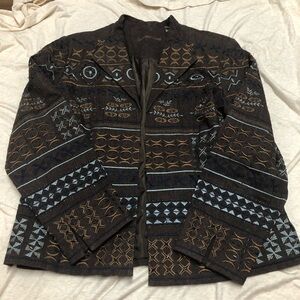 Coldwater Creek Embroidered and Beaded Blazer